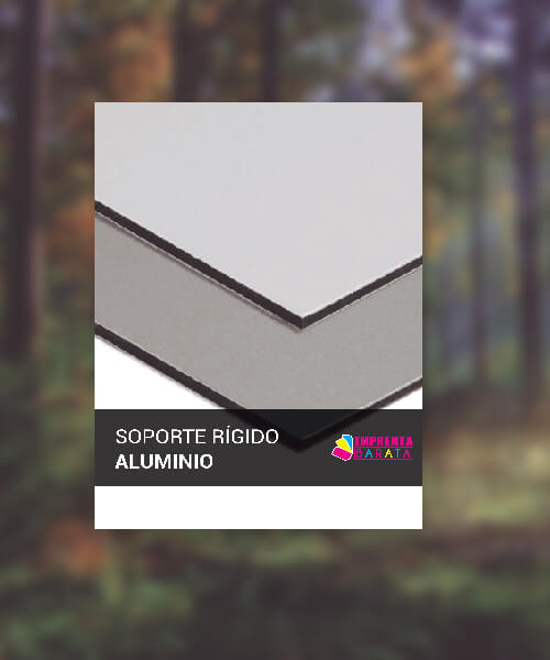 Imprimir Soportes Rigidos en Aluminio Baratos en Barcelona